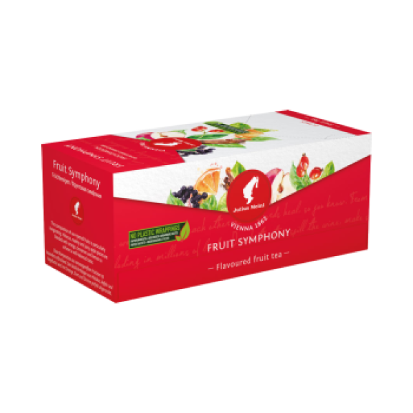 586579 Julius Meinl Tee Fruit Symphony Früchtereigen, Früchtetee, 25 Teebeutel im Kuvert